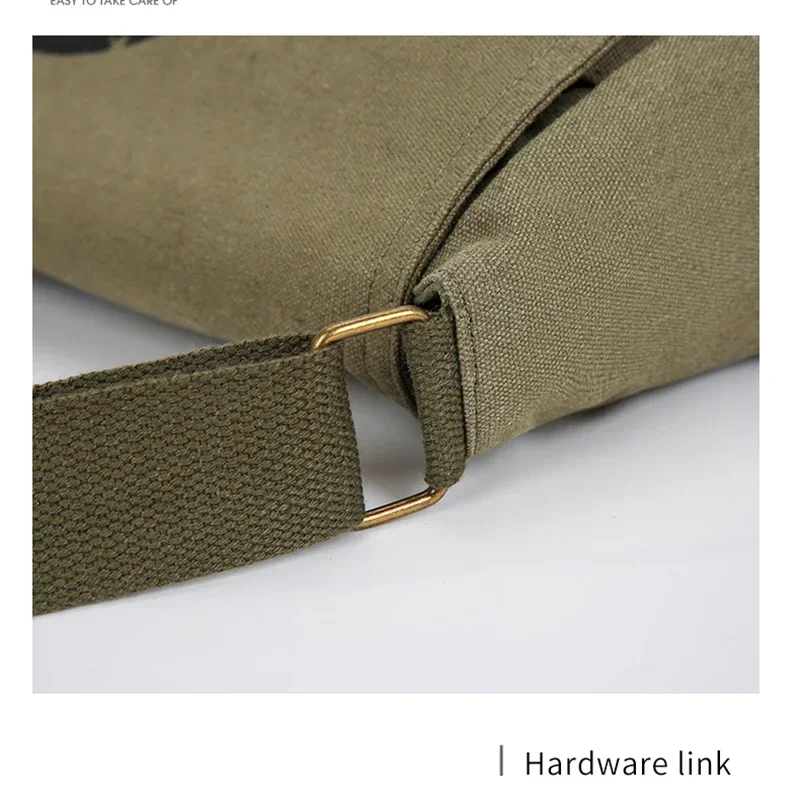 Vintage Cartoon Women Canvas Messenger Bag Large Capacity Tote Bag Women Shoulder Handbag - Image 6