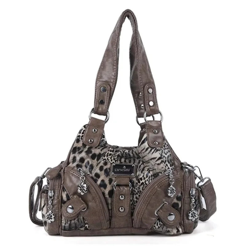 Angel kiss Women Handbags Soft Bag Small Top-handle Purse Fashion Satchel Multi-Pockets Shoulder Bag Hobos Phone Pack Tote Bag - Image 4