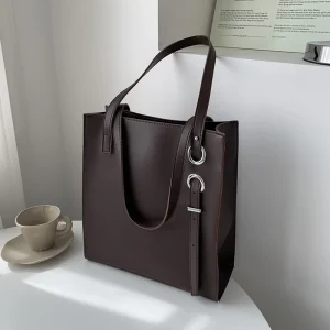 New Women's Shoulder Bags Autumn Winter Large Capacity Texture Leather Tote Bag Fashion Vintage Underarm Handbags Trend